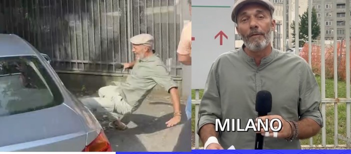 Max Laudadio aggredito a Milano