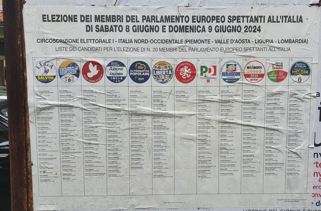 ELEZIONI EUROPEE. Tutte le liste e i candidati al Parlamento di