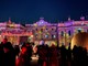 Il video mapping sulla facciata di Palazzo Estense del Natale 2023