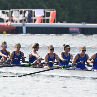 È finale per l'otto femminile con Alice Codato e Linda De Filippis (foto Federazione Italiana Canottaggio)