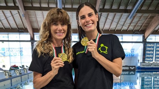 Olgiate è d'oro agli italiani di sincro con il duo Michela Barbini-Alessia Fornasini