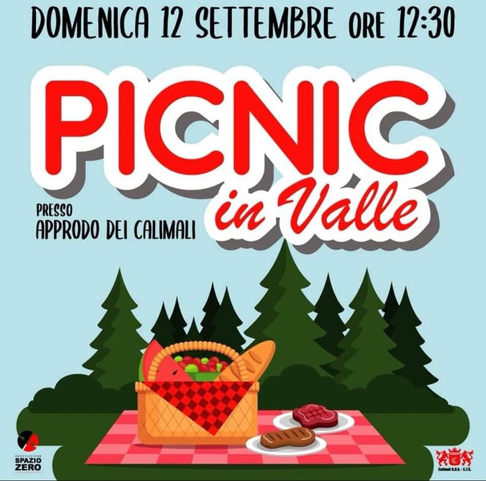 Calimali e Spazio Zero ripartono insieme dal pic-nic in Valle