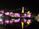 Il lungolago di Porto Ceresio illuminato (foto d'archivio)