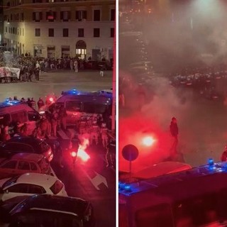 VIDEO. Corteo per Ramy a Roma, bombe carta contro poliziotti: 8 agenti feriti