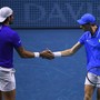 Matteo Berrettini e Jannik Sinner, il doppio dei sogni italiani in Coppa Davis - Afp