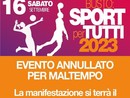 “Busto sport per tutti” slitta di una settimana