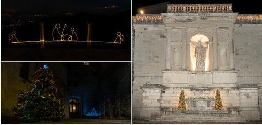 Il Sacro Monte immerso nella magia del Natale (foto Michele Del Re)