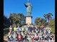 Pedalando al San Carlone nel giorno di Natale. Per fare del bene e per amore del ciclismo