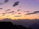 Onde orografiche al tramonto lungo le Alpi (foto da Campo dei Fiori - Paolo Valisa)