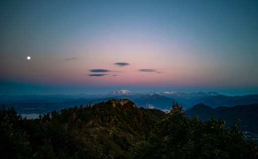 Plenilunio settembrino da Campo dei Fiori (foto Andrea Aletti - Società Astronomica Schiaparelli)