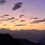 Onde orografiche al tramonto lungo le Alpi (foto da Campo dei Fiori - Paolo Valisa)