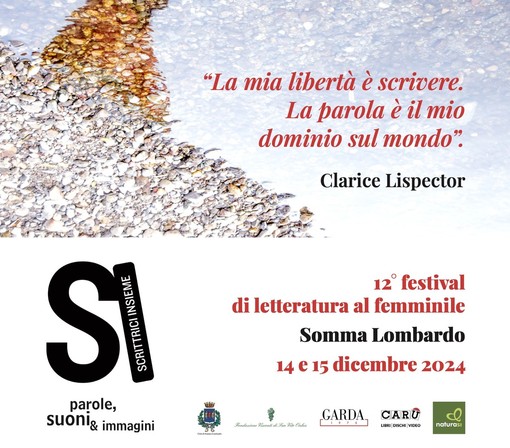 SI Scrittrici Insieme: via al dodicesimo festival  di letteratura al femminile che intreccia memoria, scrittura e musica