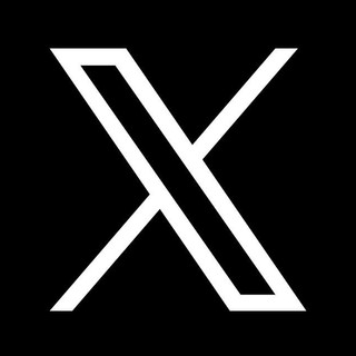 Il logo di X, nuovo nome del social network Twitter