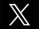 Il logo di X, nuovo nome del social network Twitter