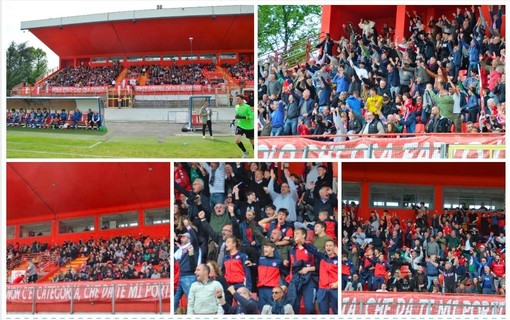 L'ultima volta della tribuna con tanto pubblico a Masnago risale allo scorso marzo (foto Ezio Macchi)