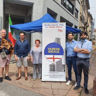 Varese Ideale in piazza per scrivere con i cittadini il programma elettorale