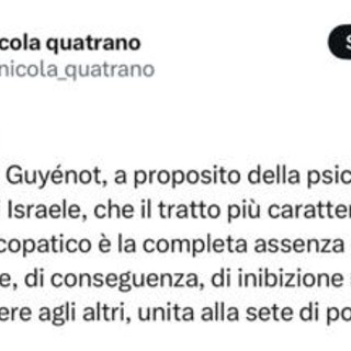 'Israele Stato psicopatico', ecco il saggio postato da ospite convegno Boldrini &amp; Co