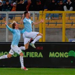 Lazio torna alla vittoria, 2-1 nel finale a Lecce