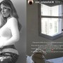 Zoe Cristofoli in una sua immagine Instagram e nel post che ha diffuso