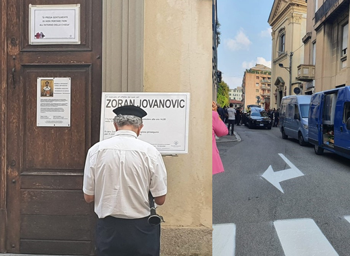 Folla, banda musicale e giornalisti allontanati al funerale di Zoran Jovanovic